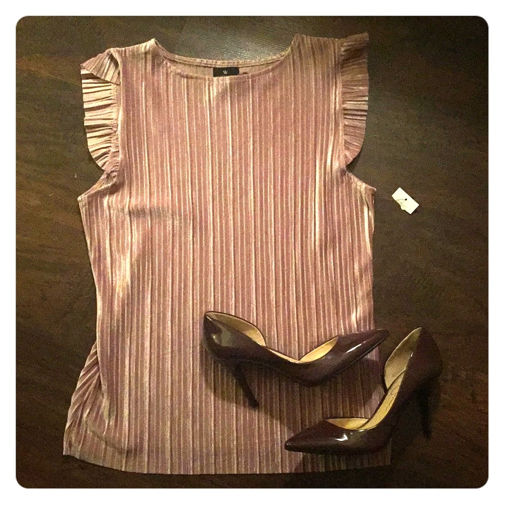Worthington Pleated Blouse